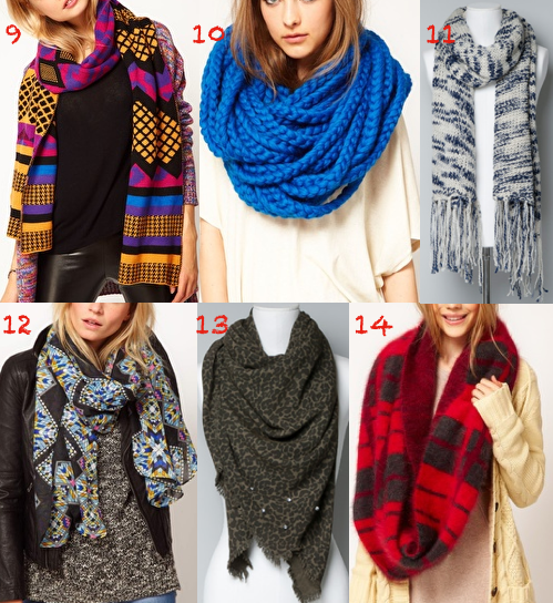 zara knit scarf
