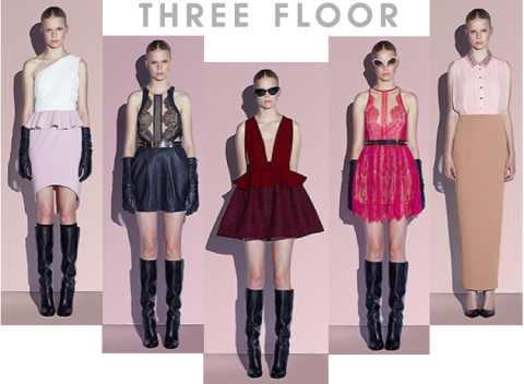 Three Floor Dresses